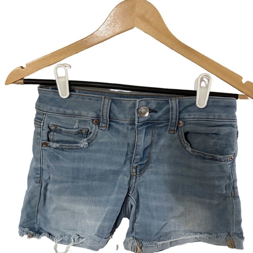 American Eagle Outfitters Light Blue Jean Shorts